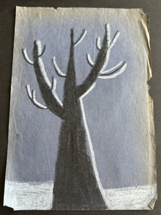 CHILD ART and SCHOOLWORK - LARGE COLLECTION c. 1950s