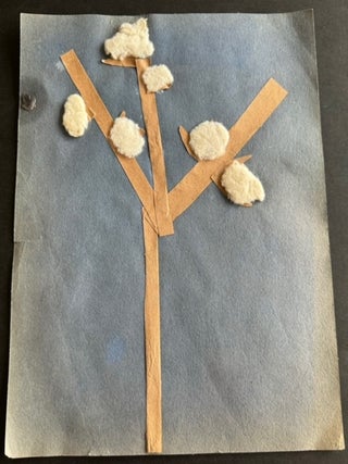 CHILD ART and SCHOOLWORK - LARGE COLLECTION c. 1950s