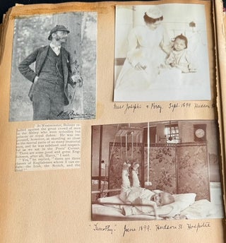Item #1148 NYC NURSE at NY HOSPITALS 1890s SCRAPBOOK w/ PHOTOS