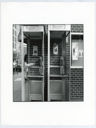 PAY PHONES on WALNUT STREET in PHILADELPHIA PHOTO ARCHIVE