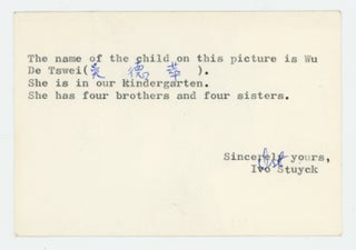 MISSIONARY TAIWAN CHINA CHILD AID - LATE 1960s PHOTOS & EPHEMERA