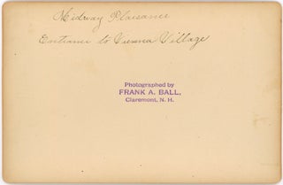1893 WORLD'S FAIR - COLUMBIAN EXPOSITION - PHOTO COLLECTION - UNUSUAL PERSPECTIVES
