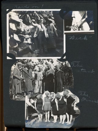 CALIFORNIA in 1921 - HOLLYWOOD STUDIOS, ROLLER COASTERS, BEACH, etc. PHOTO ALBUM