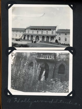 CALIFORNIA in 1921 - HOLLYWOOD STUDIOS, ROLLER COASTERS, BEACH, etc. PHOTO ALBUM