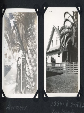 CALIFORNIA in 1921 - HOLLYWOOD STUDIOS, ROLLER COASTERS, BEACH, etc. PHOTO ALBUM