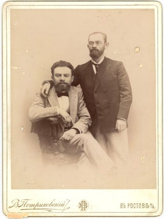 RUSSIAN FAMILY CABINET CARDS AND CDVs, LETTERS RUSSIA, GERMANY, PARIS circa 1880s-1920s