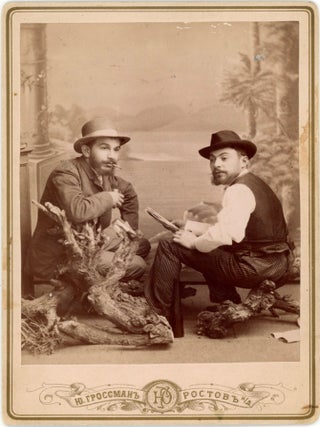 RUSSIAN FAMILY CABINET CARDS AND CDVs, LETTERS RUSSIA, GERMANY, PARIS circa 1880s-1920s