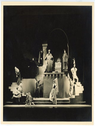 THEATRICAL MASK MAKER SET DESIGNER - BOSTON - PHOTOS, DRAWINGS, SKETCHES - 1930s-1940s