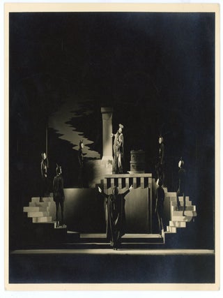 THEATRICAL MASK MAKER SET DESIGNER - BOSTON - PHOTOS, DRAWINGS, SKETCHES - 1930s-1940s