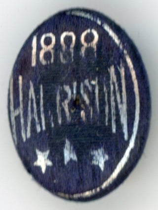 Item #1214 1888 PRESIDENT BENJAMIN HARRISON CAMPAIGN PIN