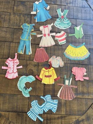 PAPER DOLLS - DARLING DOLLS WITH WAVY HAIR - Saafield, 1952