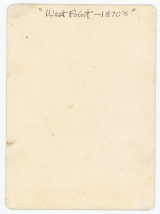 MAN in UNIFORM - WEST POINT - CABINET CARD PHOTO 1870s