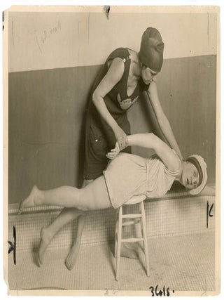WOMEN SWIMMERS 1919-1980s POOL POLITICS OLYMPIC WOMEN PRESS PHOTOGRAPHS