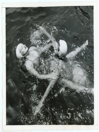 WOMEN SWIMMERS 1919-1980s POOL POLITICS OLYMPIC WOMEN PRESS PHOTOGRAPHS