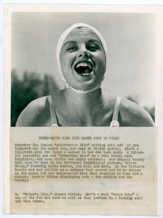 WOMEN SWIMMERS 1919-1980s POOL POLITICS OLYMPIC WOMEN PRESS PHOTOGRAPHS