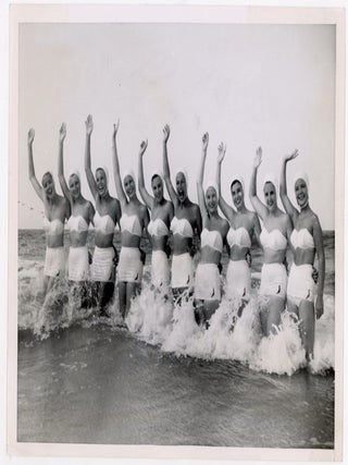 WOMEN SWIMMERS 1919-1980s POOL POLITICS OLYMPIC WOMEN PRESS PHOTOGRAPHS