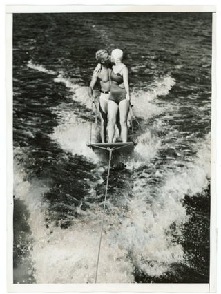 WOMEN SWIMMERS 1919-1980s POOL POLITICS OLYMPIC WOMEN PRESS PHOTOGRAPHS
