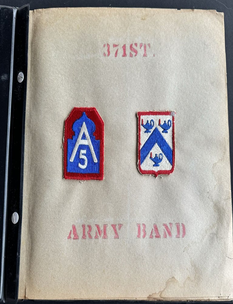 Item #1240 US ARMY BANDS PHOTO ALBUM - MID 1960s Kansas and Hawaii