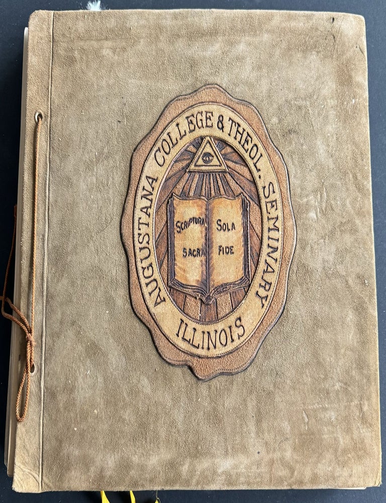 Item #1241 AUGUSTANA COLLEGE THEOLOGICAL SEMINARY - ILLINOIS SCRAPBOOK & PHOTO ALBUM 1921-1926. Miriam Miller.