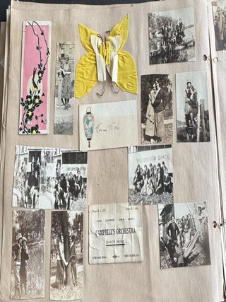 AUGUSTANA COLLEGE THEOLOGICAL SEMINARY - ILLINOIS SCRAPBOOK & PHOTO ALBUM 1921-1926