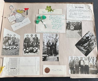AUGUSTANA COLLEGE THEOLOGICAL SEMINARY - ILLINOIS SCRAPBOOK & PHOTO ALBUM 1921-1926