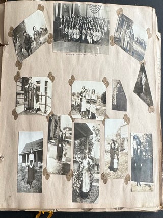 AUGUSTANA COLLEGE THEOLOGICAL SEMINARY - ILLINOIS SCRAPBOOK & PHOTO ALBUM 1921-1926