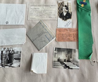 AUGUSTANA COLLEGE THEOLOGICAL SEMINARY - ILLINOIS SCRAPBOOK & PHOTO ALBUM 1921-1926