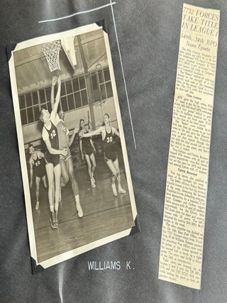 MILITARY BASKETBALL TEAM 1951-1952 PHOTO ALBUM