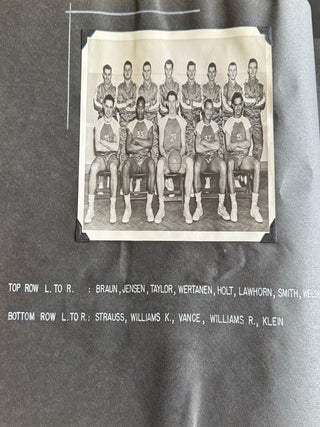 MILITARY BASKETBALL TEAM 1951-1952 PHOTO ALBUM