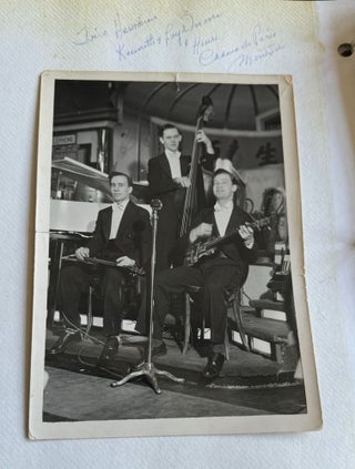 CANADIAN MUSICIAN HENRI GROULX PHOTO ALBUM MONTREAL 1930s-1950s