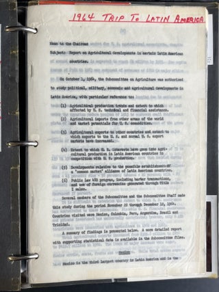 POST WORLD WAR II ECONOMIC ASSESSMENTS U.S. DEPT. OF AGRICULTURE STAFF MR. ROSS POPE 4 TRAVEL LOGS BINDERS 1949-1967