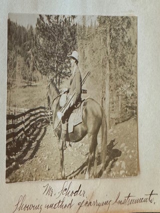 1900-1903 SURVEYOR RR TRIP DC to CALIFORNIA PHOTO ALBUM. Redick McKee.