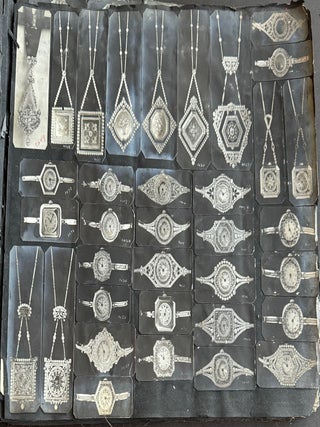 HENRY BLANK JEWELRY PHOTO ALBUM CATALOG - TIFFANY, CARTIER, etc. c. EARLY 20th CENTURY
