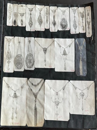 HENRY BLANK JEWELRY PHOTO ALBUM CATALOG - TIFFANY, CARTIER, etc. c. EARLY 20th CENTURY