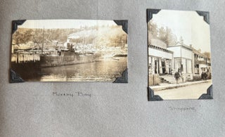 AUTHOR TRAVEL WRITER 1926 TRIP to CANADA SCRAPBOOK PHOTO ALBUM