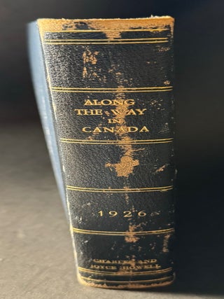 AUTHOR TRAVEL WRITER 1926 TRIP to CANADA SCRAPBOOK PHOTO ALBUM