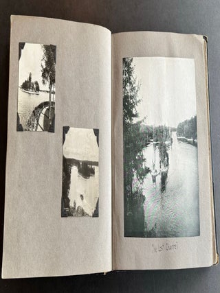 AUTHOR TRAVEL WRITER 1926 TRIP to CANADA SCRAPBOOK PHOTO ALBUM