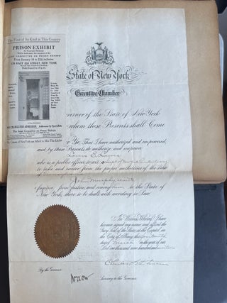 PRISON REFORM WARDEN LEWIS E. LAWES NEW YORK 1910-1919 PHOTO ALBUM/SCRAPBOOK