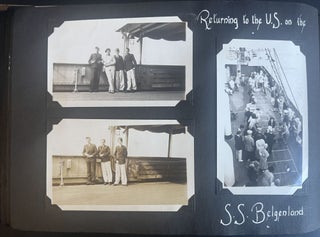 BELGIUM AND FRANCE 1931 SNAPSHOTS PHOTO ALBUM