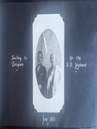 BELGIUM AND FRANCE 1931 SNAPSHOTS PHOTO ALBUM