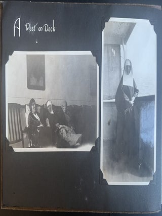 BELGIUM AND FRANCE 1931 SNAPSHOTS PHOTO ALBUM