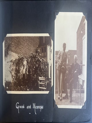 BELGIUM AND FRANCE 1931 SNAPSHOTS PHOTO ALBUM