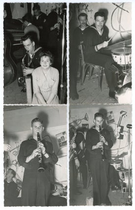 AMERICAN SAILORS JAZZ BAND in SAN REMO ITALY 1956 PHOTOS