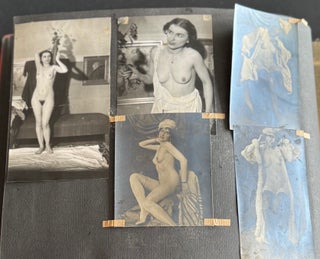 EROTIC NUDE WOMAN PHOTOGRAPHED in 1936 CZECHOSLOVAKIA PHOTO ALBUM