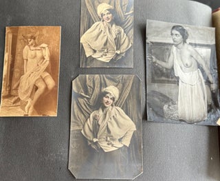 EROTIC NUDE WOMAN PHOTOGRAPHED in 1936 CZECHOSLOVAKIA PHOTO ALBUM