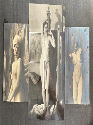 EROTIC NUDE WOMAN PHOTOGRAPHED in 1936 CZECHOSLOVAKIA PHOTO ALBUM