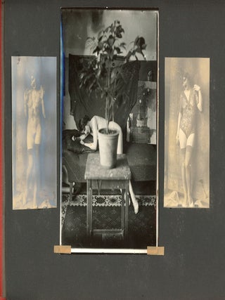 EROTIC NUDE WOMAN PHOTOGRAPHED in 1936 CZECHOSLOVAKIA PHOTO ALBUM