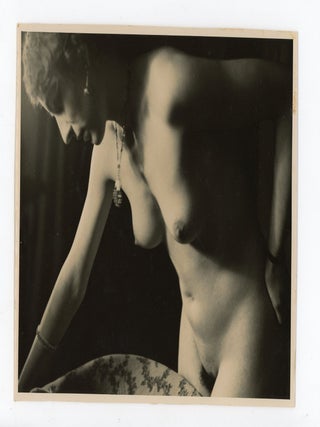 EROTIC NUDE WOMAN PHOTOGRAPHED in 1936 CZECHOSLOVAKIA PHOTO ALBUM