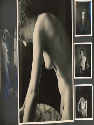 EROTIC NUDE WOMAN PHOTOGRAPHED in 1936 CZECHOSLOVAKIA PHOTO ALBUM