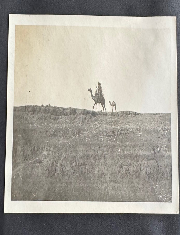 Item #1380 1922 TRAVEL PHOTO ALBUM - MIDDLE EAST and EUROPE